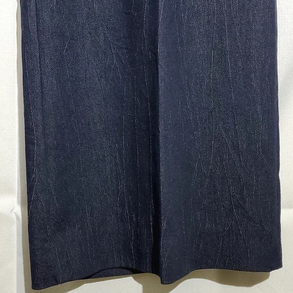 Conrad C Collection Wrinkled Denim Appearance Straight Leg Pants - Size 16 - Picture 4 of 12